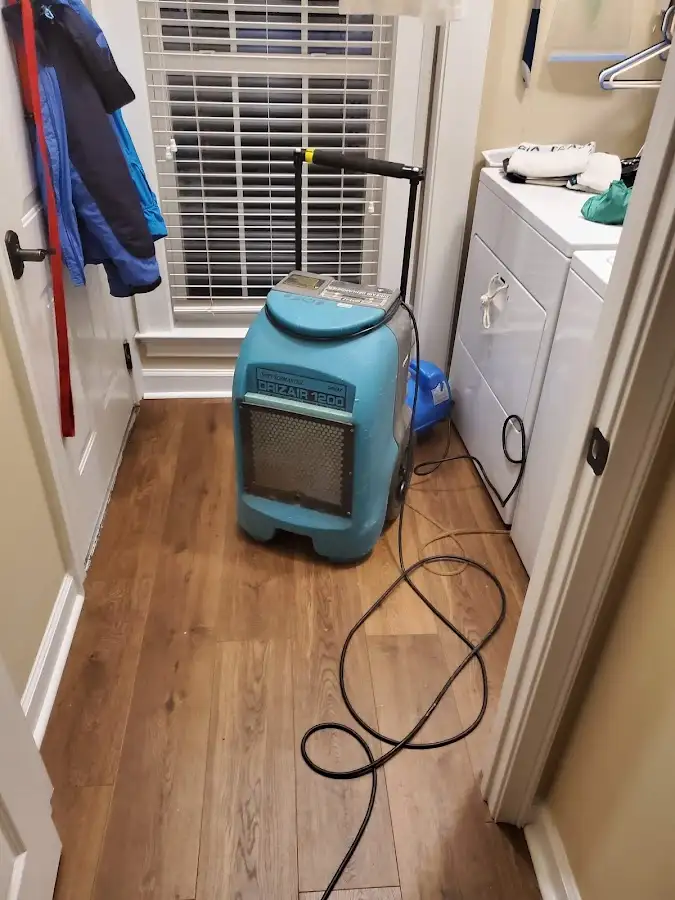 Commercial dehumidifier deployed for Flood Damage Cleanup in Bluffton